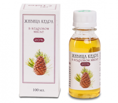 Живица кедра в кедровом масле 20% Живица кедра в кедровом масле 20%