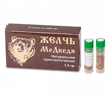 Медвежья желчь кристаллическая сухая Медвежья желчь кристаллическая сухая