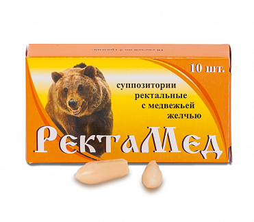 РектаМед свечи с медвежьей желчью РектаМед свечи с медвежьей желчью