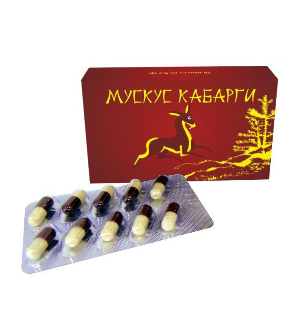 Мускус кабарги в капсулах.  в Санкт-Петербург